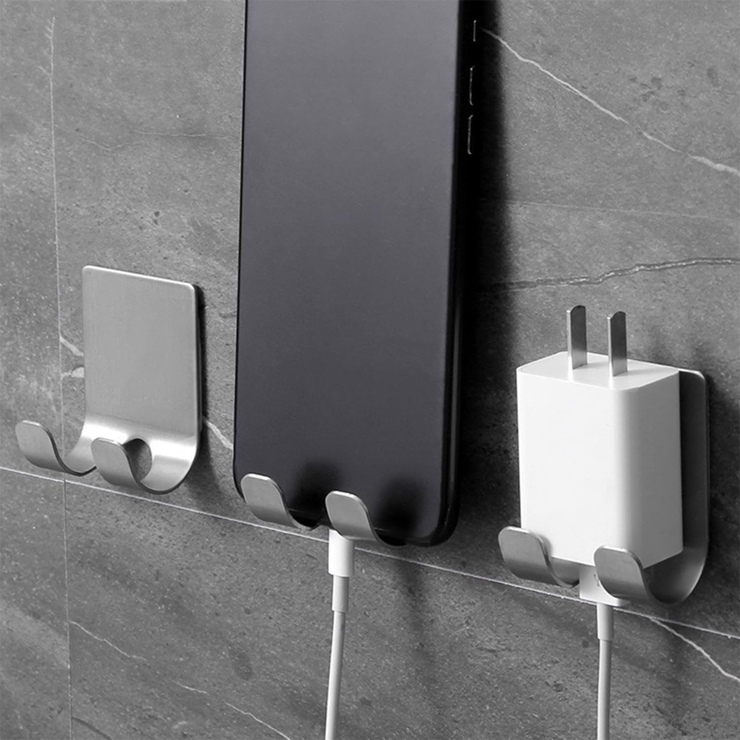 Porta Rasoio Da Bagno Da 8 Pezzi, Porta Rasoio In Acciaio Inossidabile, Porta Rasoio Autoadesivo, Porta Rasoio Senza Perforazione, Porta Spazzolino, Porta Rasoio Da Bagno