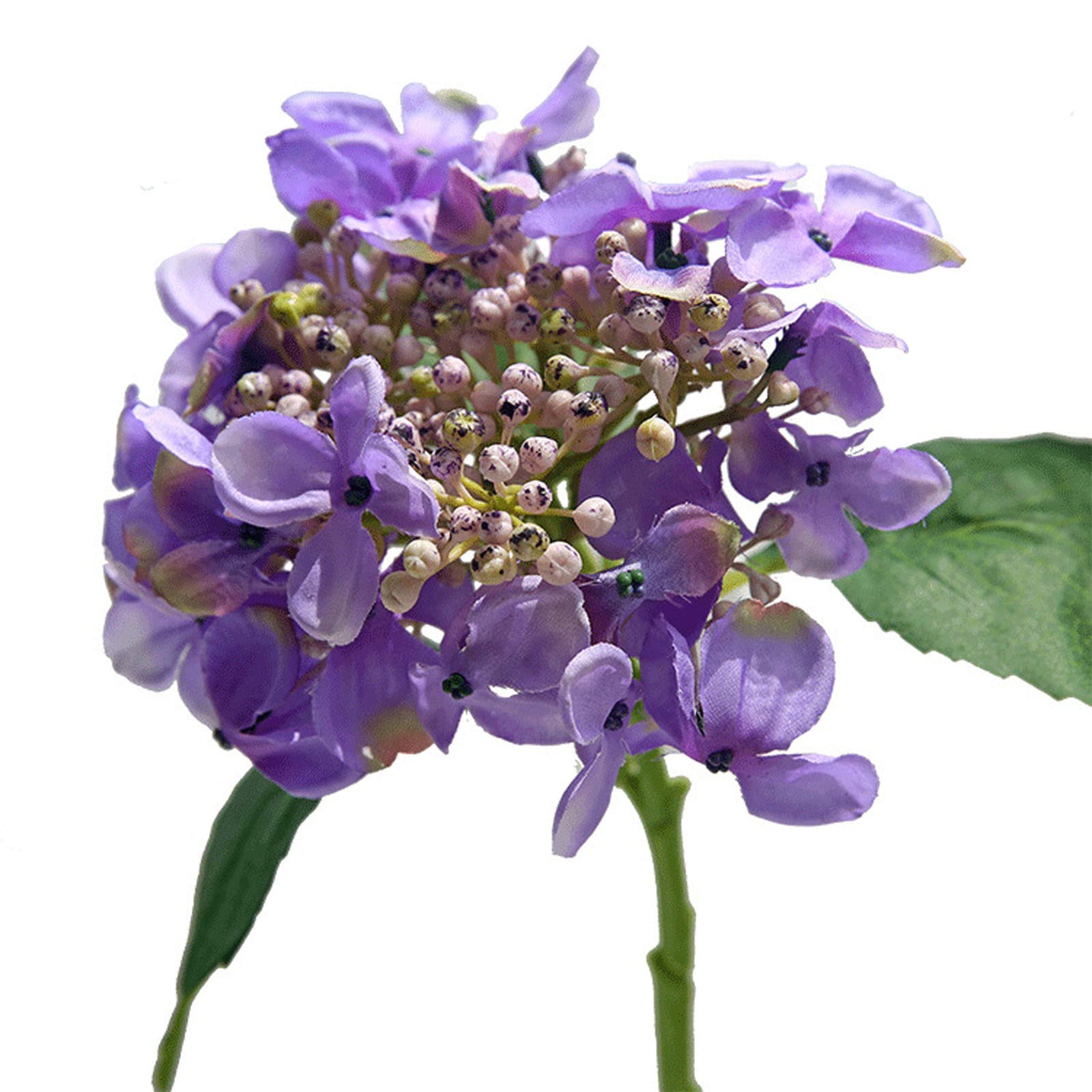 Buxuaaaa Purple Hydrangea Flowers Bouquet Artificial Flower For Wedding Home Table Centerpieces Flower Arrangement Decor Artificial Hydrangea Flowers