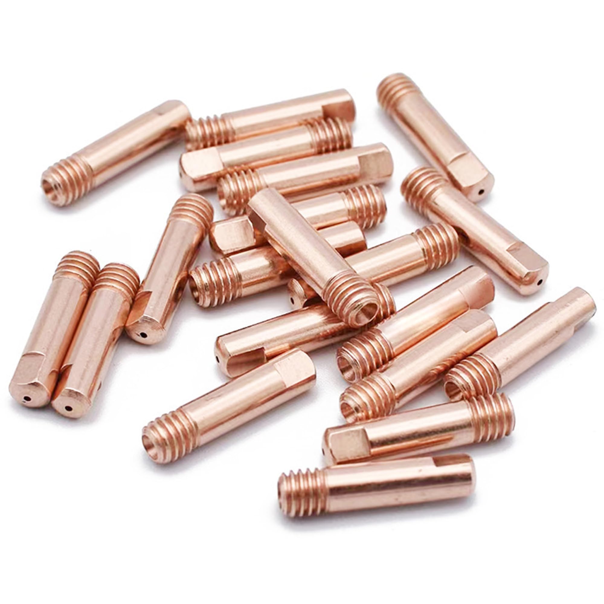 Lot De 20 Embouts De Contact En Cuivre Pour Soudage Mig Avec Revêtement