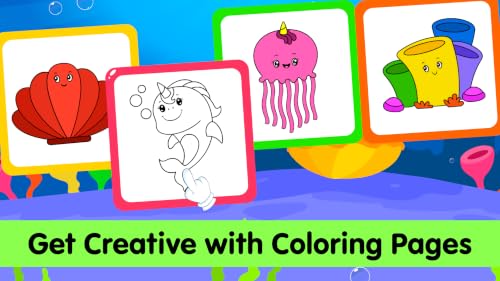 Unicorn Coloring Games & Drawing Book For Kids 2+ Year Old Free #TOP7