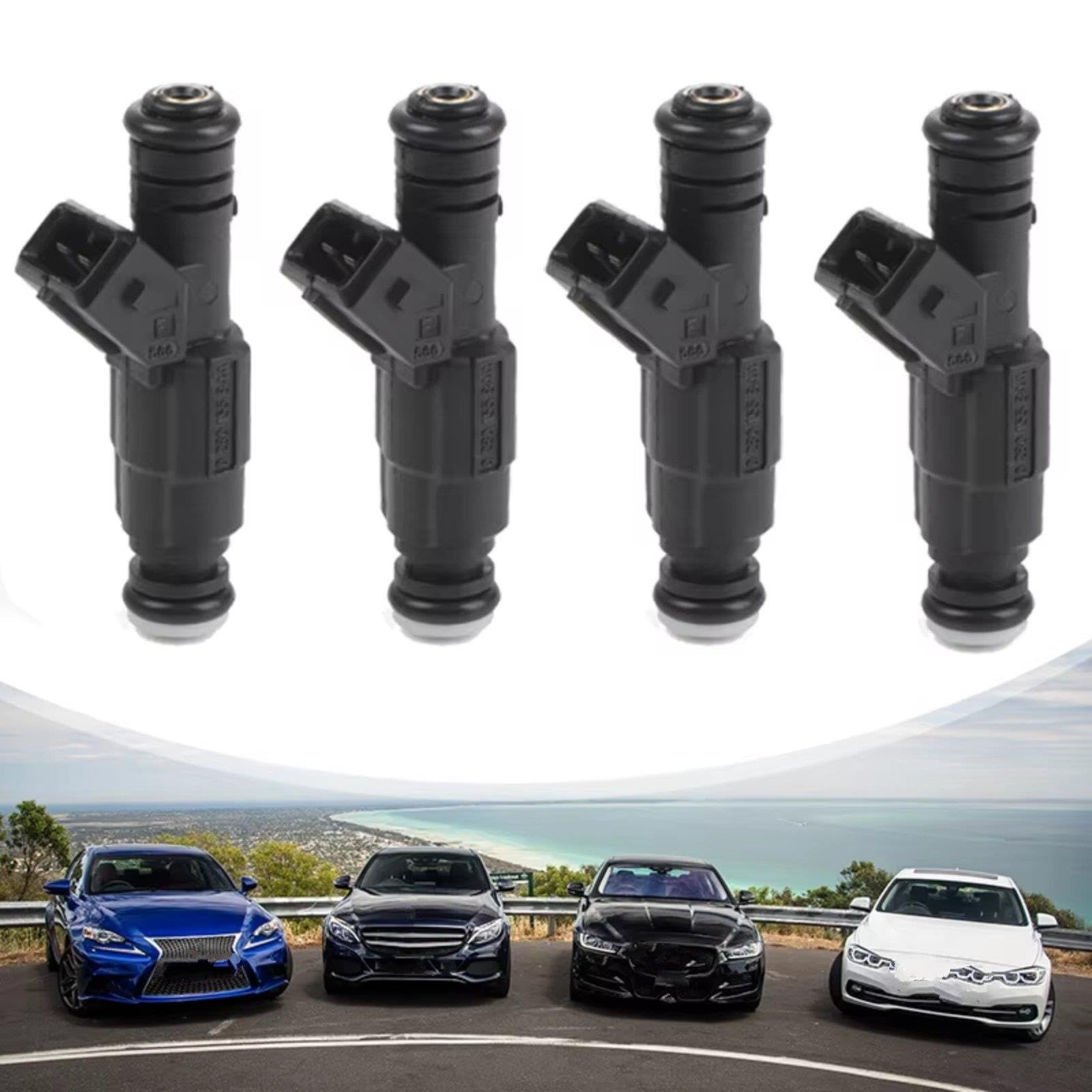 Conjunto De Inyector De Combustible Útil 0280155844 Para 530i 540i