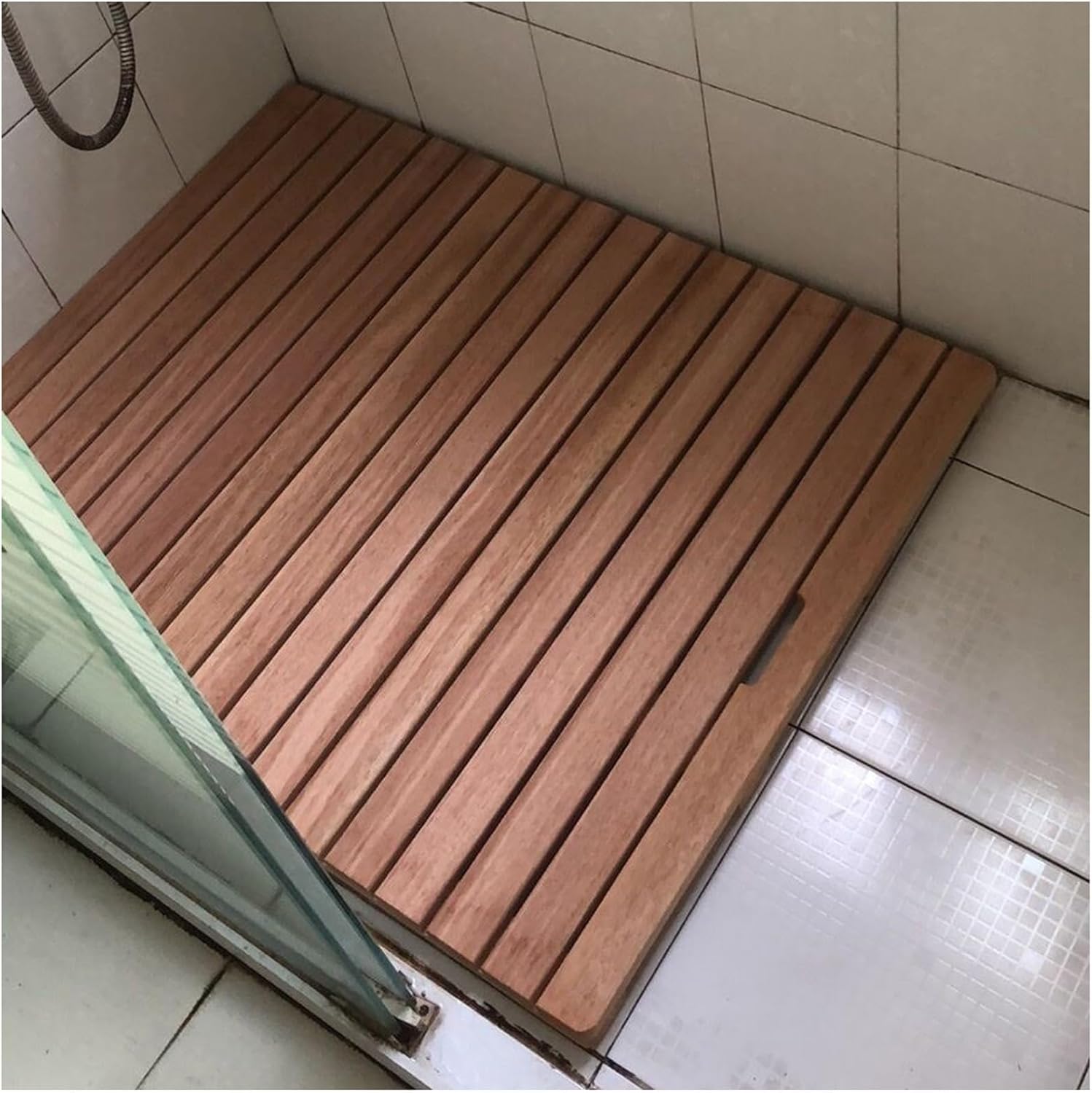 24 27 30 32 36 in W Sauna Spa Shower Mat Teak Wood, Big
