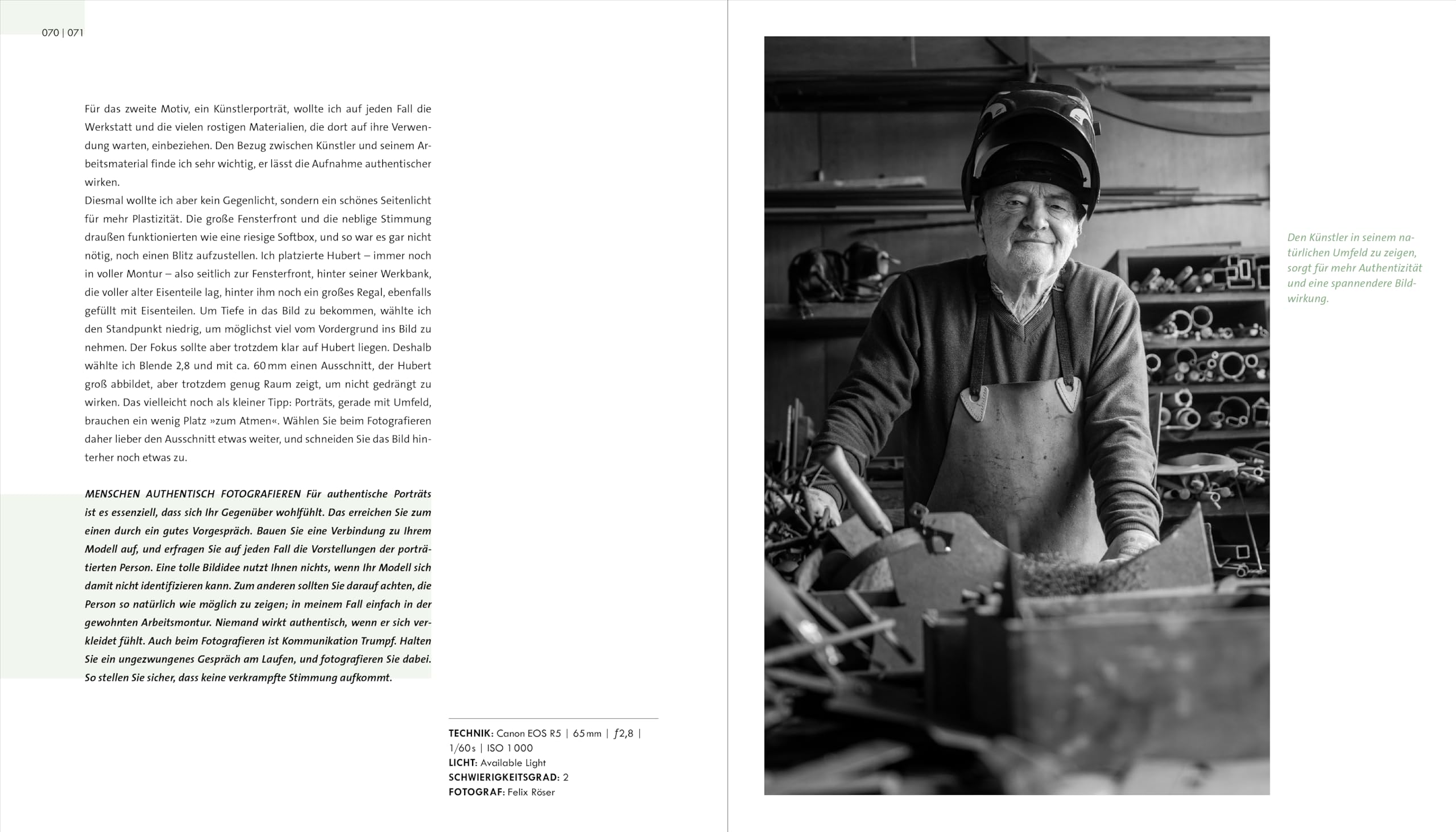 Menschen fotografieren: Das Praxisbuch für gute Porträts. Inspirierende Bildideen für Peopleshootings: Frauen, Männer, Kinder, Paare (2. Auflage 2024)