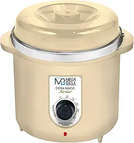 Mega Bell, Panela aquecedora de cera para depilação, Termocera, Cera-Matic Júnior, Sem refil, Bivolt, 400g, Beje