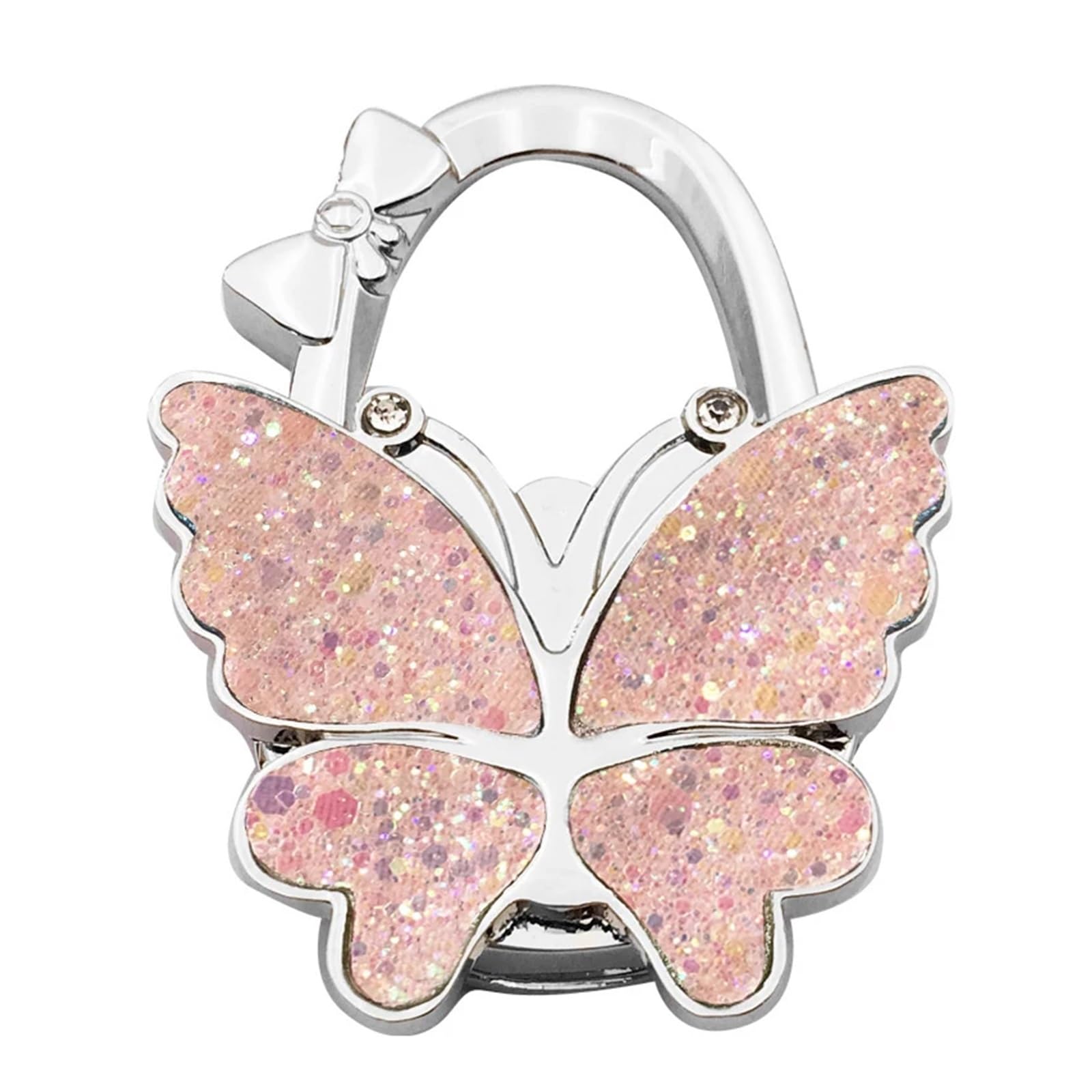 ZYAGH Elegant Bag Hook Portable Butterfly Bowknot Table Hanger(007)