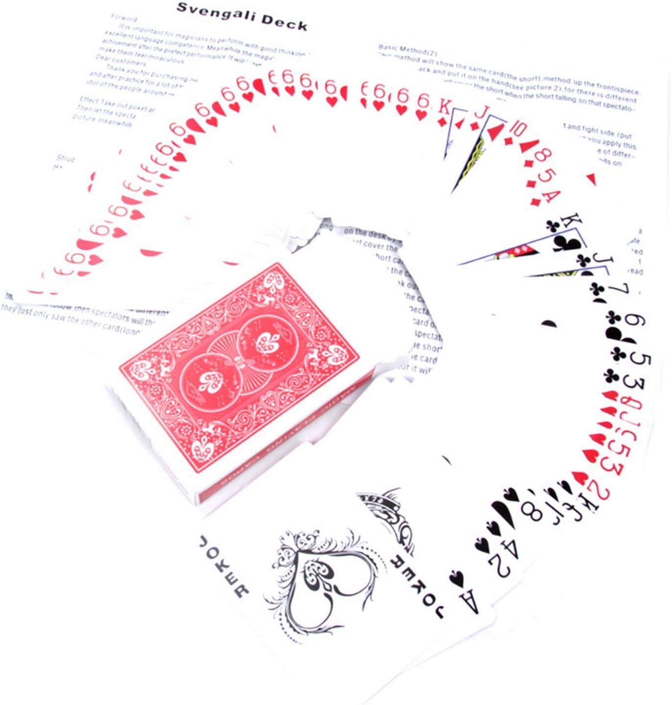 ZQION Svengali Deck Magic Gimmick Card Magic Tricks Cards Magician Props Magic Cards Close Up Street Magic