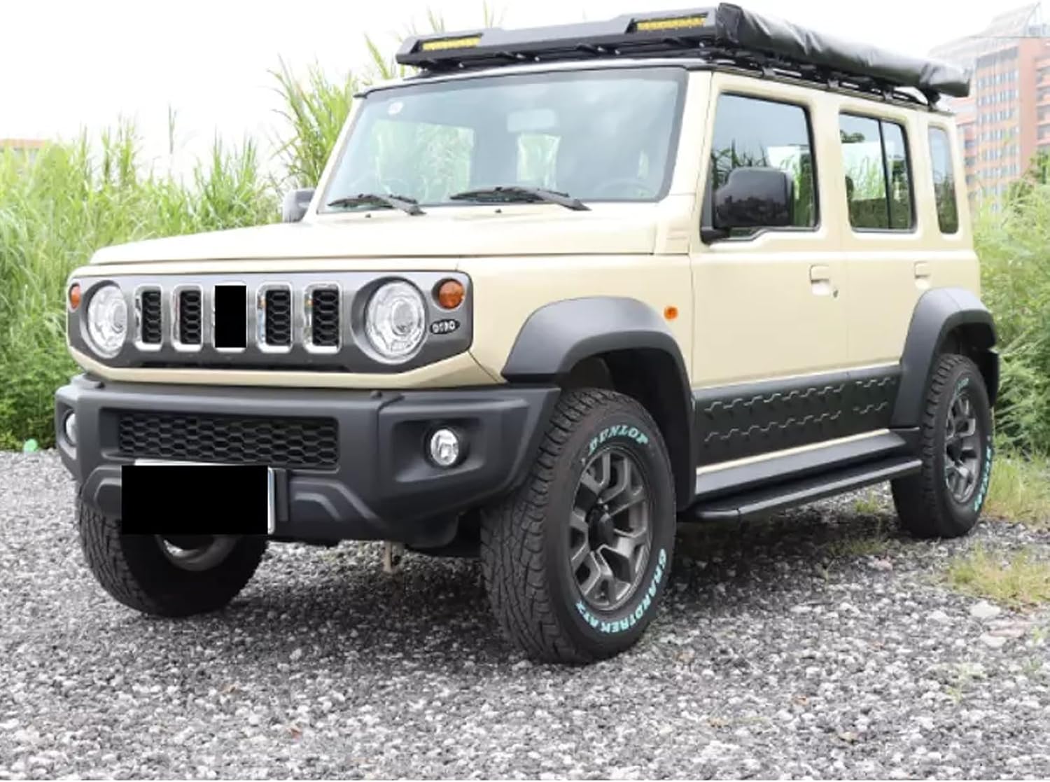 Carbon Steel Running Boards Fits for Suzuki Jimny 5Door 2023 2024 2025 Side Steps Pedal Steps Nerf Bar Accessories 2PCS