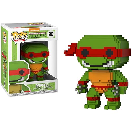 En Oferta Funko 8-Bit Pop: Teenage Mutant Ninja Turtles-Raphael Collectible Figure