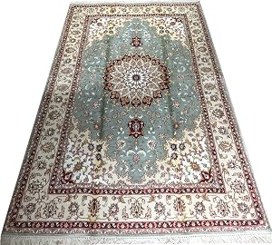 4ft x 6ft Handmade Silk Oriental Design Carpet