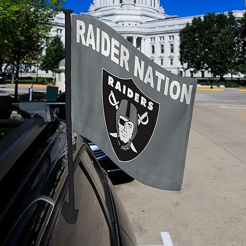 Miniatura 229 de Rico Industries NFL - Bandera de doble cara para automóvil, accesorio para auto B07NHSRDX2