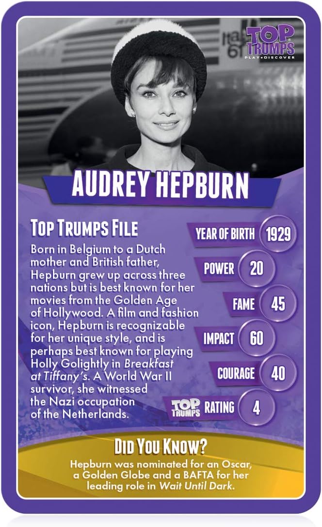 Great Women Top Trumps Card Game
