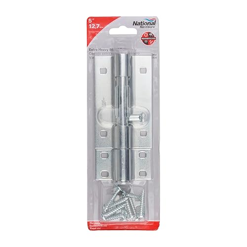 Miniatura 2 de National Hardware N151-118 V832 Perno de barril extra pesado en zincado, 5 pulgadas