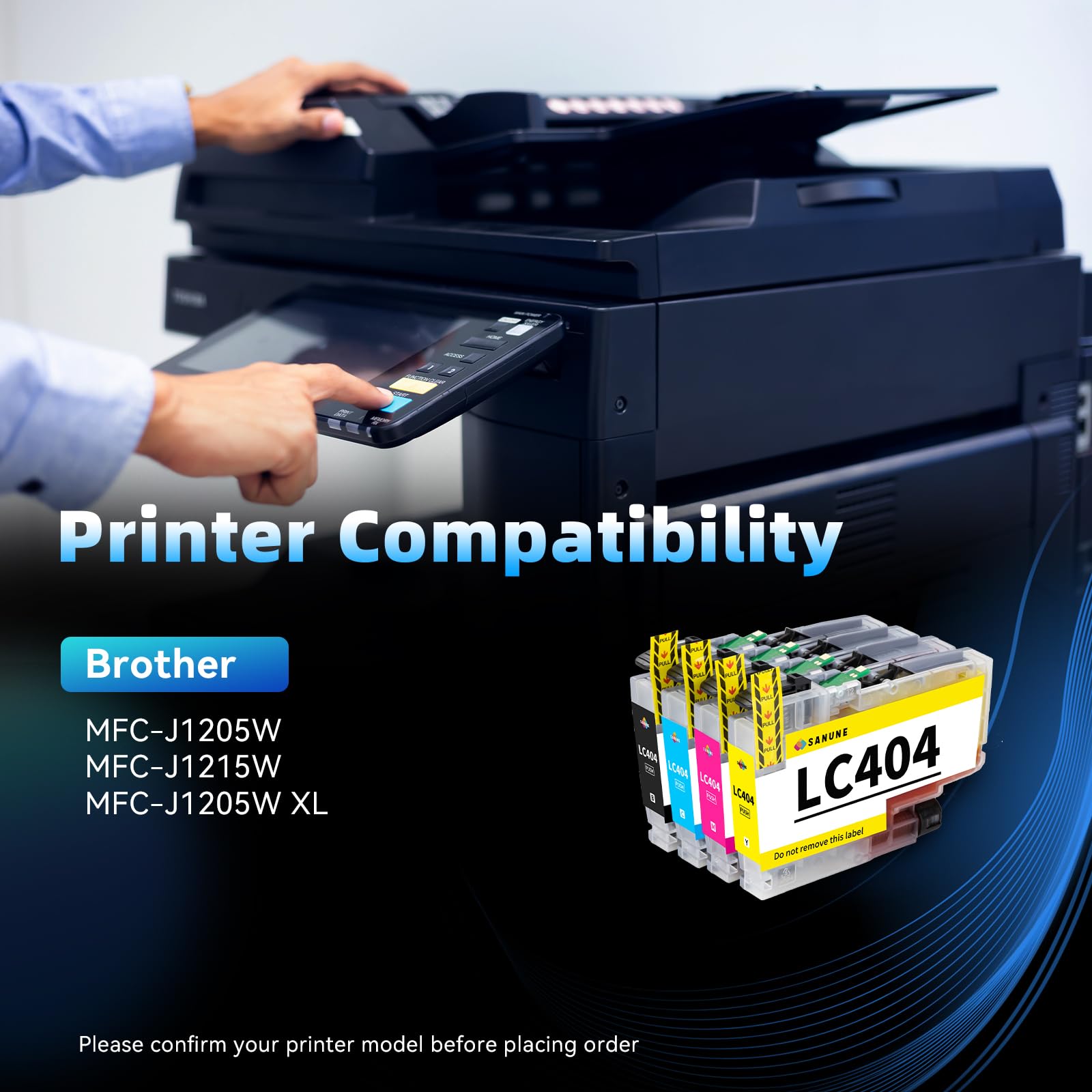 LC3037 XXL Ink Cartridges Replacement For Brother Printers - 4 Pack High Yield Ink For MFC-J Series