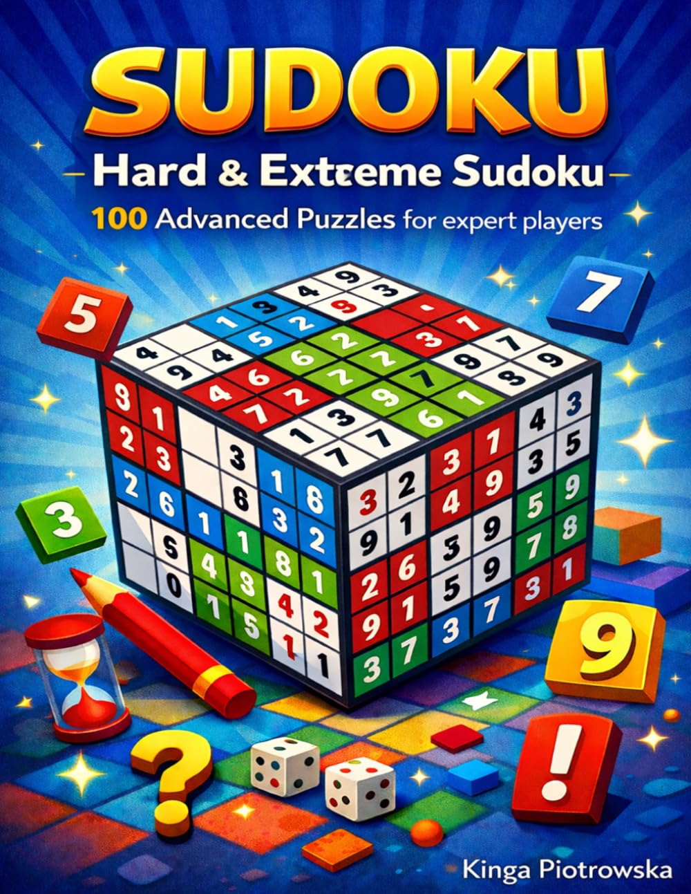 Progression Sudoku Puzzle Book for Adults: 100 Easy, Medium, Hard & Expert Puzzles | Train Your Brain with Increasing Difficulty | Large Print Book