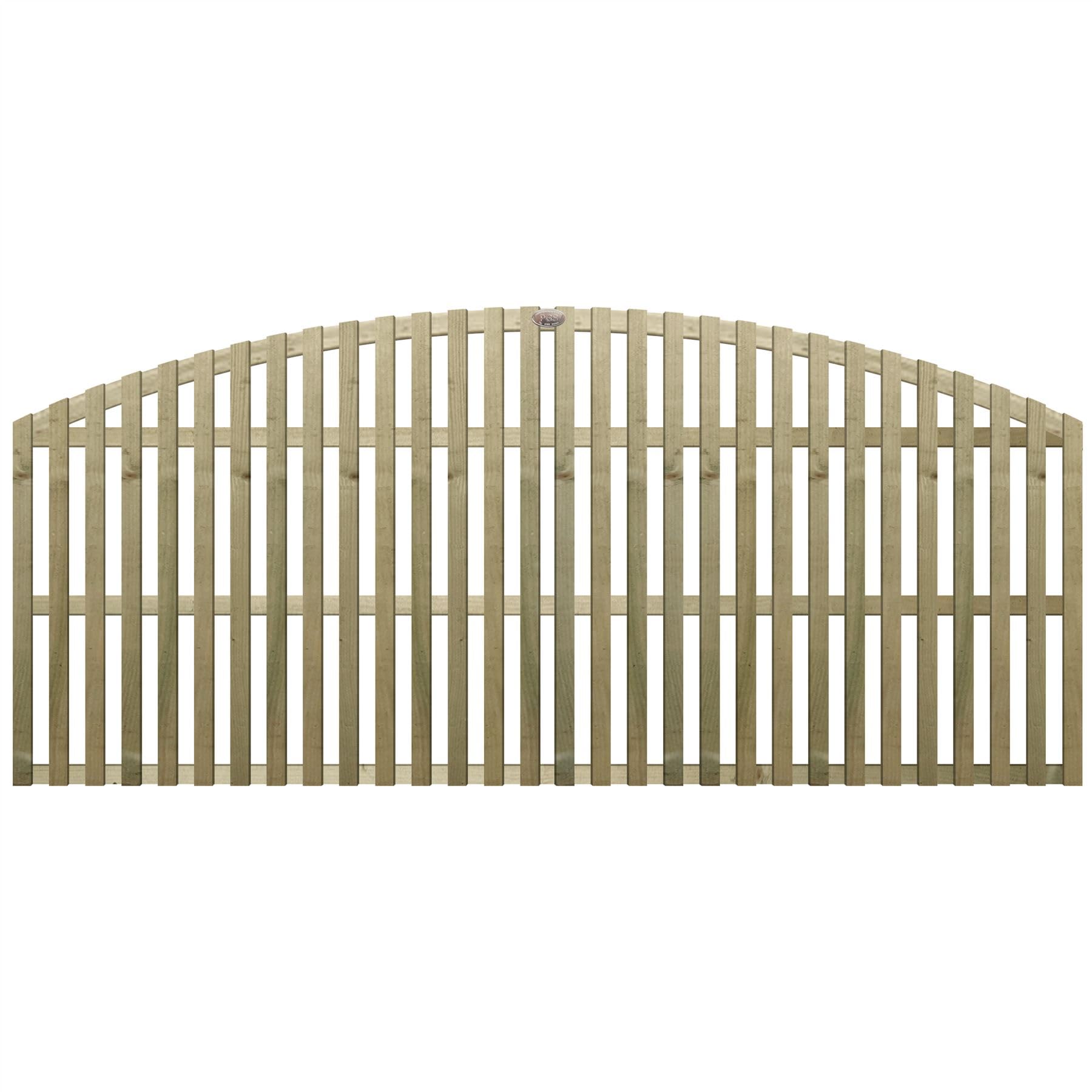 Fence Panel Topper 6ft x 2ft Florence Slatted Garden Trellis Wooden