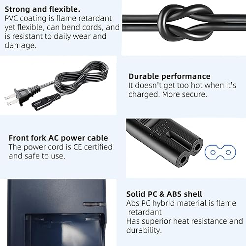 Miniatura 7 de Cargador de batería NB-5L NB5L compatible con Canon PowerShot S100, S110, SD790IS, SD850IS, SD870IS, SD880IS, SD890IS, SD970IS, SD990IS, SX200IS,