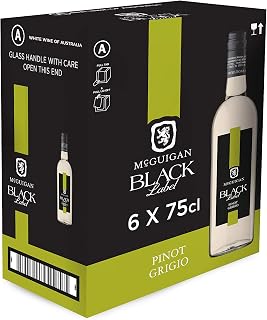 McGuigan Black Label Pinot Grigio, 75 cl (Case of 6)