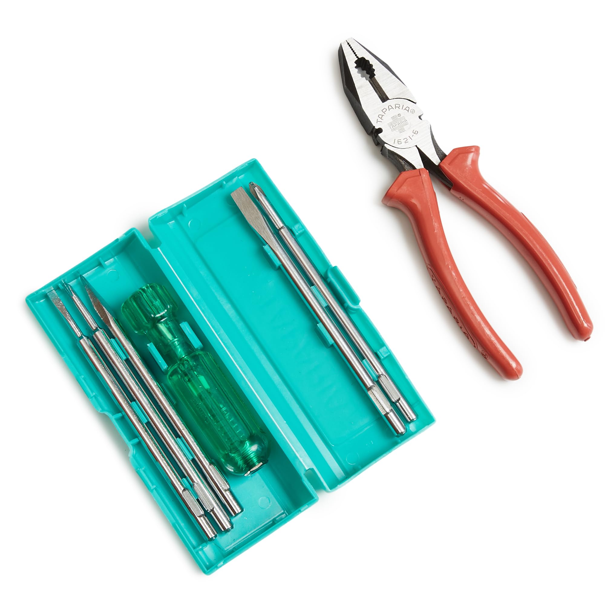 Taparia TK-062 802, 1621-6 Screwdriver Set & Combination Plier 6