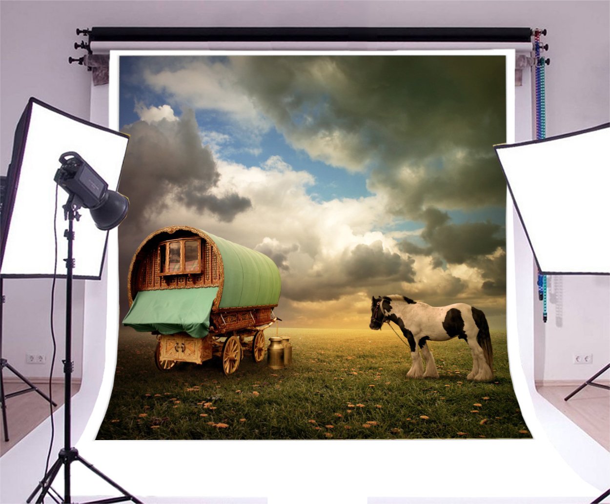 Gypsy Caravan Wallpaper