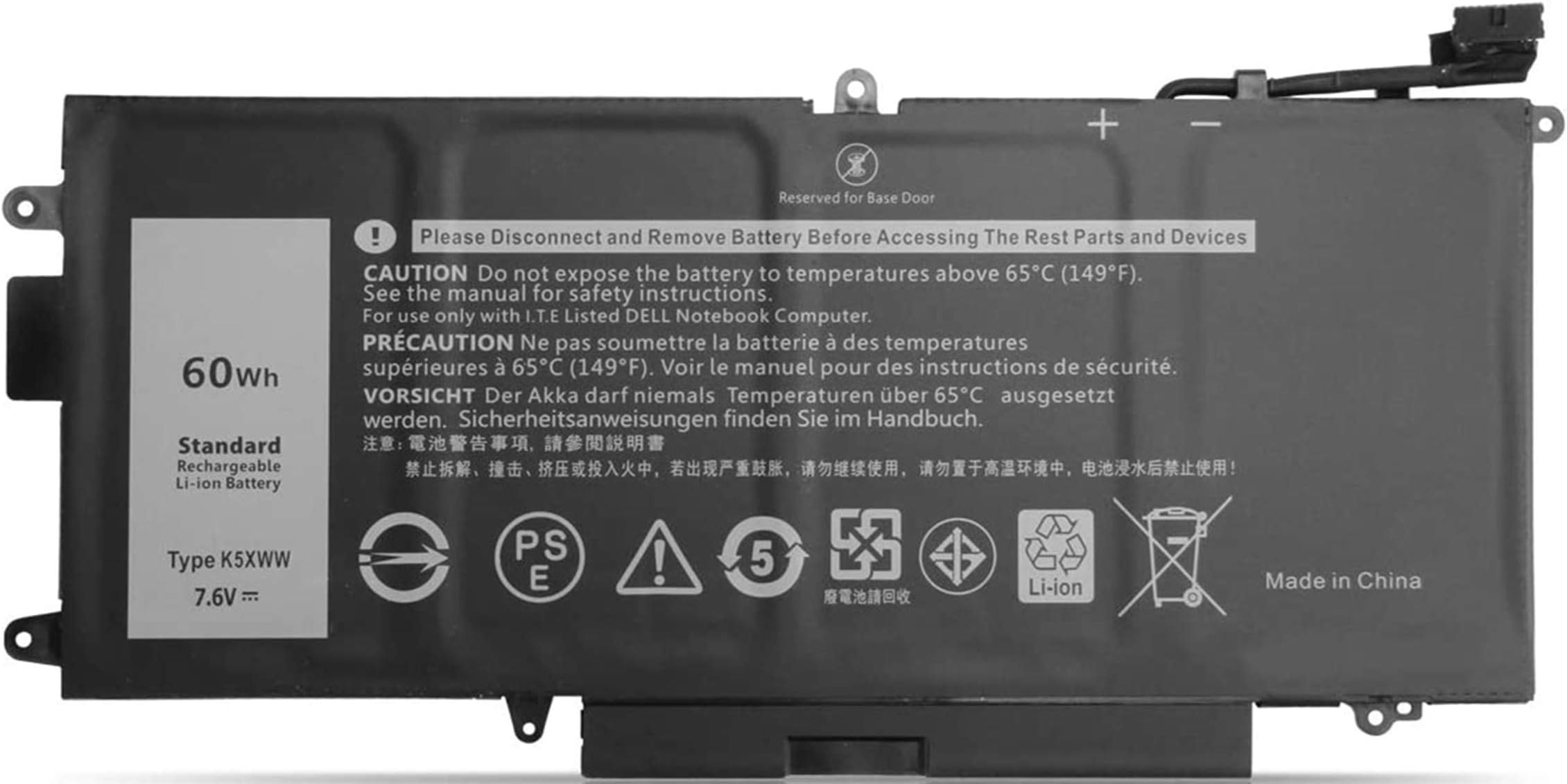 Original Dell J0PGR JOPGR Latitude 12 5285 2-in-1 Latitude 5290 2 In 1 - Foto 4