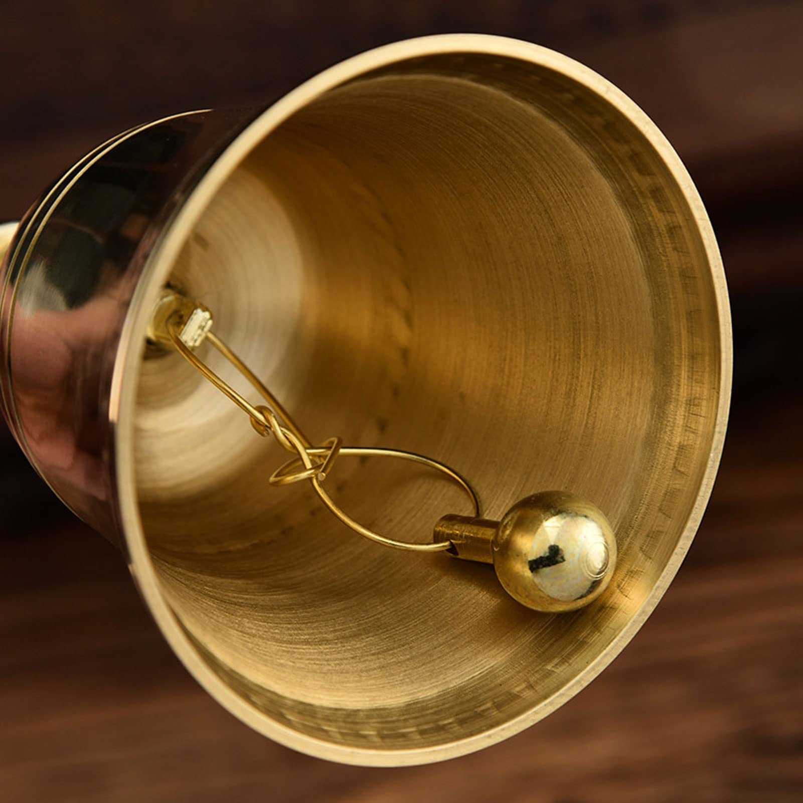 Cloche Tibétaine En Laiton Lseqow - Mainmade Pour Méditation Ou Décoration