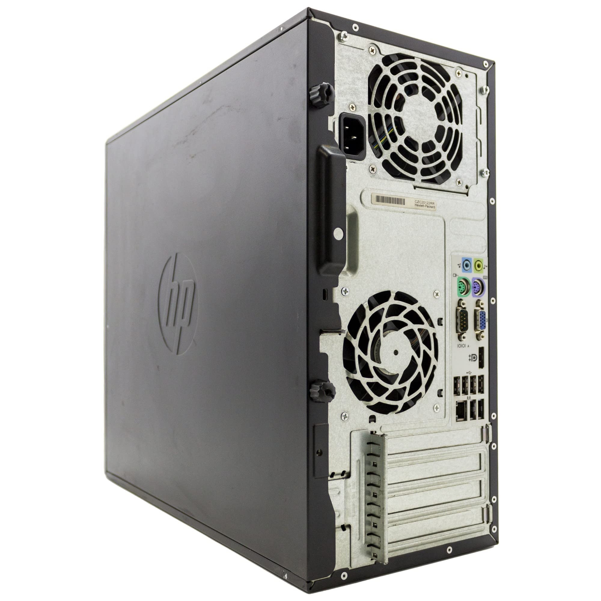 HP PC Tower 6200 Pro MT Core i3 Windows 11 Pro | 32GB RAM SSD 960GB | Seryjny RS232 Komputer stacjonarny (Odnowiony)