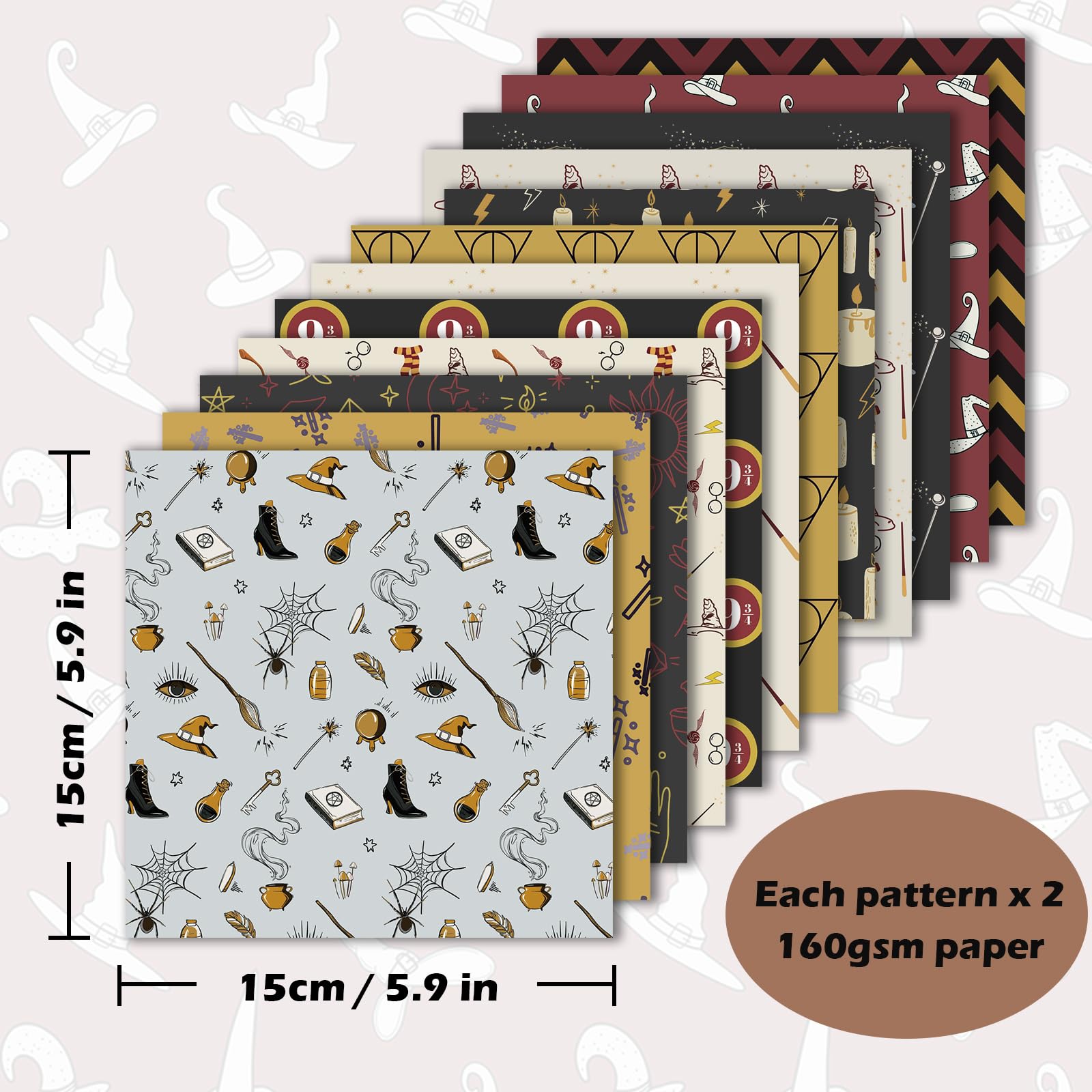 24 Sheets Scrapbook Paper, 6