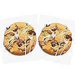 SUREHOME Cookie Bags with Seal 4x4 In Clear Self Sealing Cellophane Bags 200 Pcs Small Sealable Treat Bags Self Adhesive Cookie Packaging Individual Candy Gift Giving Wrappers