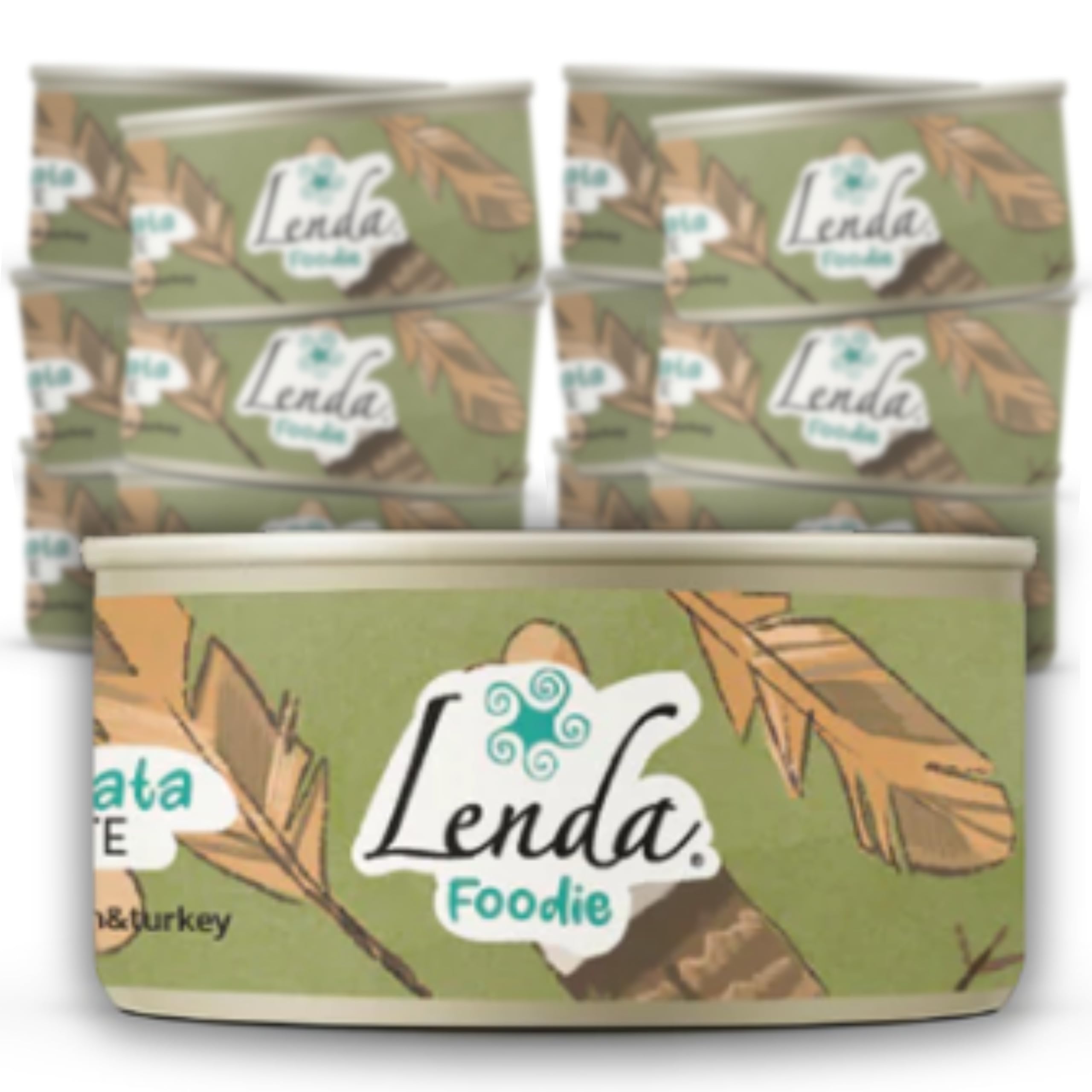 Lenda Foodie - Pack de 12 Latas x 70gr Comida Húmeda para Cachorros - Mi Primera Cata - Todas Las Razas - Alimento Húmedo Natural, Saludable y Delicioso - Sin Conservantes ni Aditivos