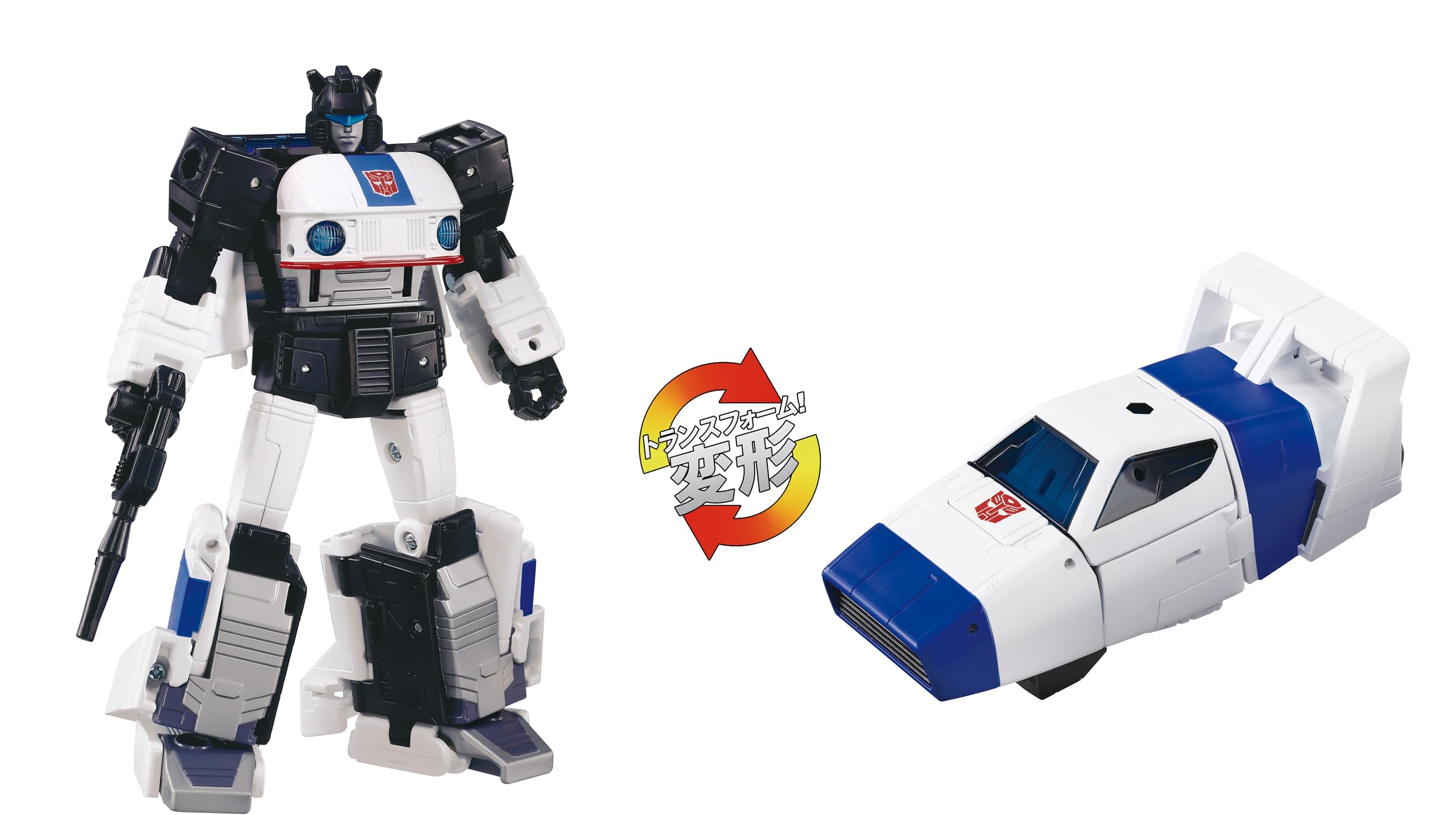 Transformers Takara Tomy Dramatic Capture Series Cybertron Chase with Origin Bumblebee, Jazz y Wheeljack, juego de figuras de acción coleccionables para adultos, más de 15 años