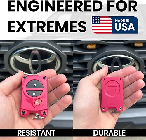 Vista 43 de Funda para llavero Toyota con abridor de botellas integrado, carcasa protectora resistente para Tundra (2007-2017) y Tacoma (2005-2015) - Agarre