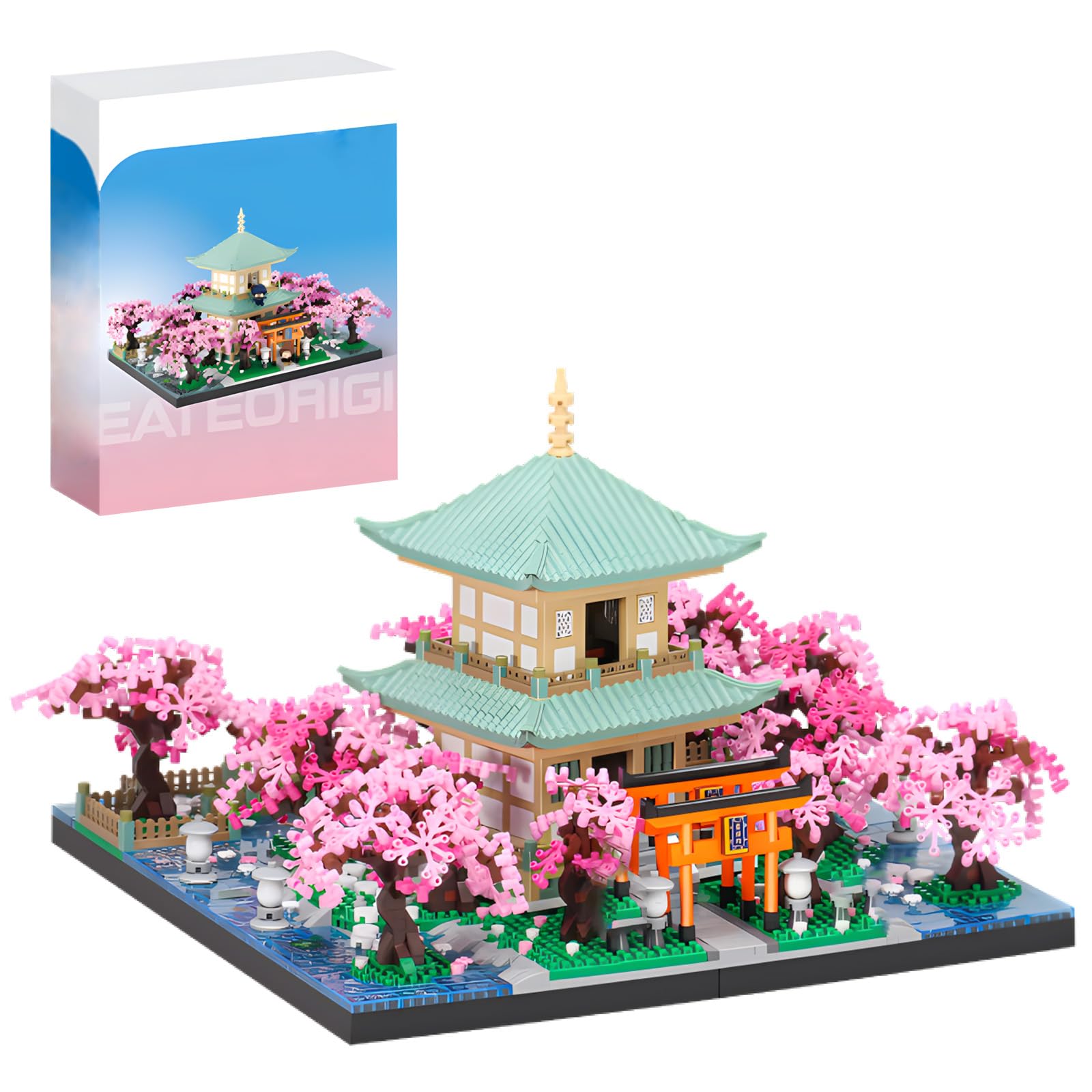 Amazon.com: HJPLPXH Cherry Blossom Micro Mini Building Block Sets