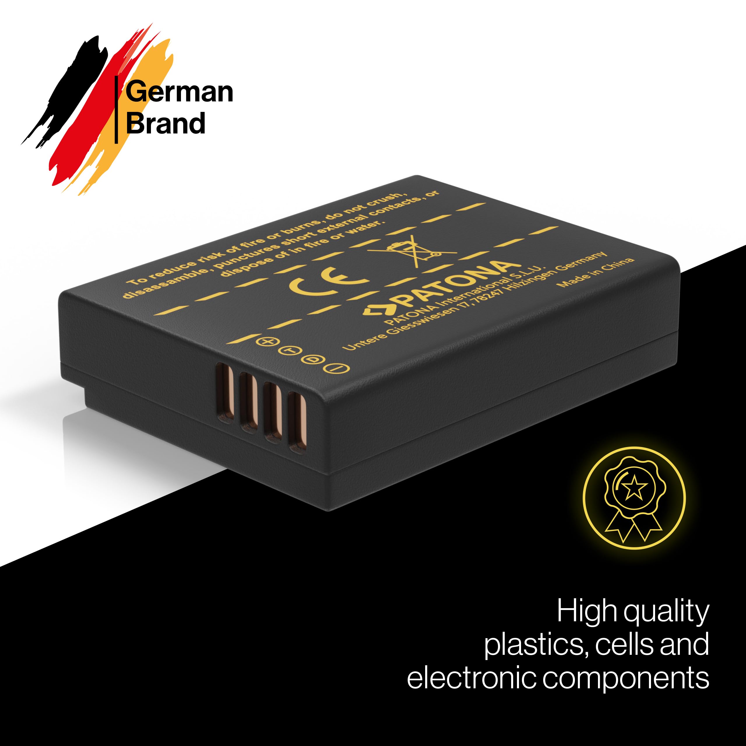 DSTE 2PCS DMW-BLG10 DMW-BLG10E Li-Ion Battery Compatible with Panasonic
