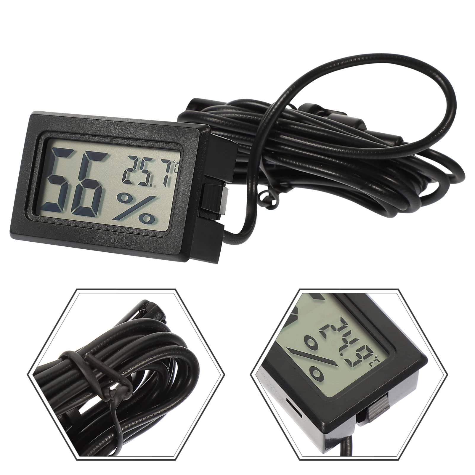 Mobestech 4 Termometri Per Acquario Termometro Lcd Per Acquario Termometro Per Acquario Termometro Digitale Termometro Per Acquario