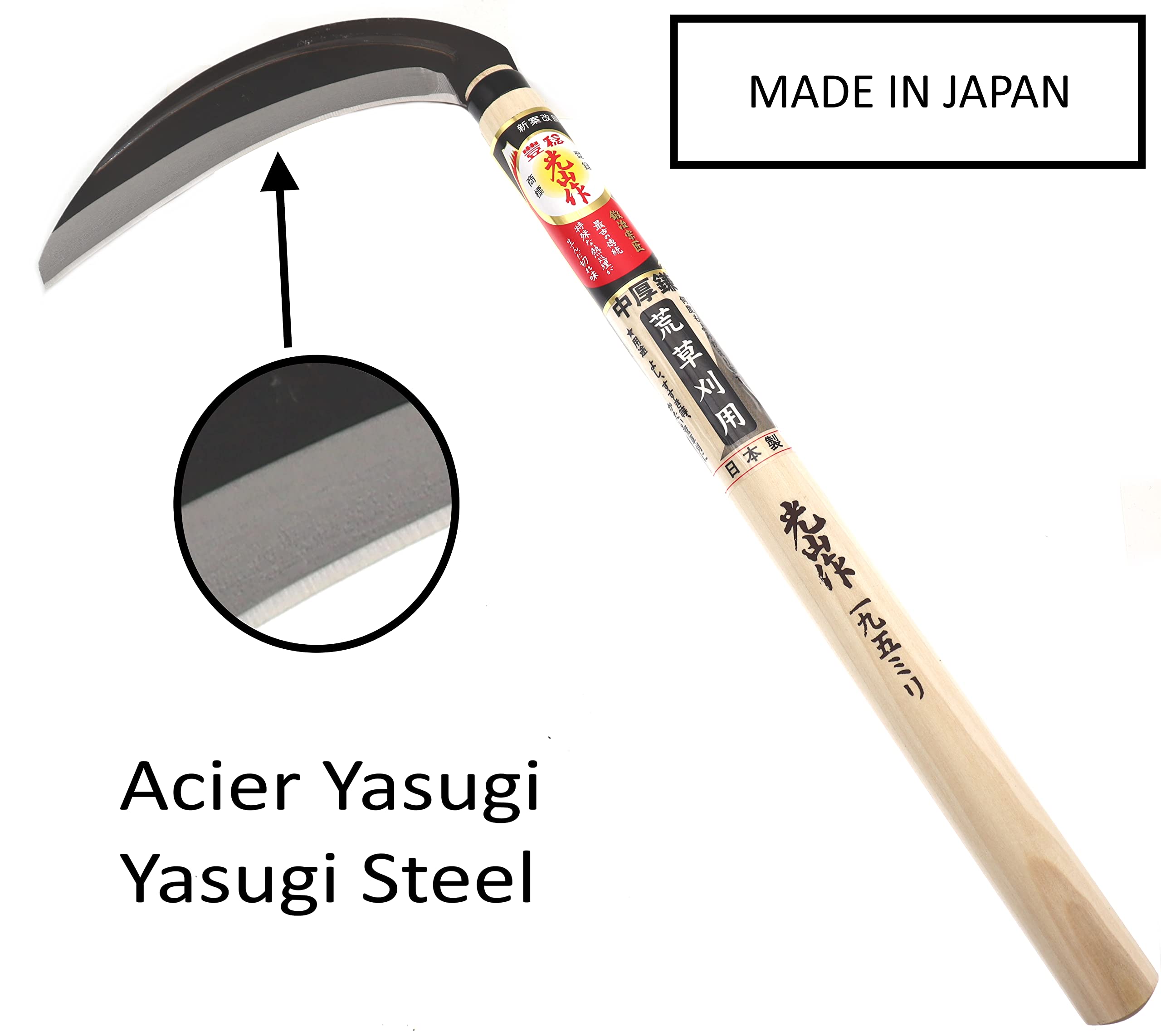 Falcetto Manuale Giapponese In Acciaio SK-5 - Per Raccolta Ortaggi, Diserbo, Potatura - Foto 10