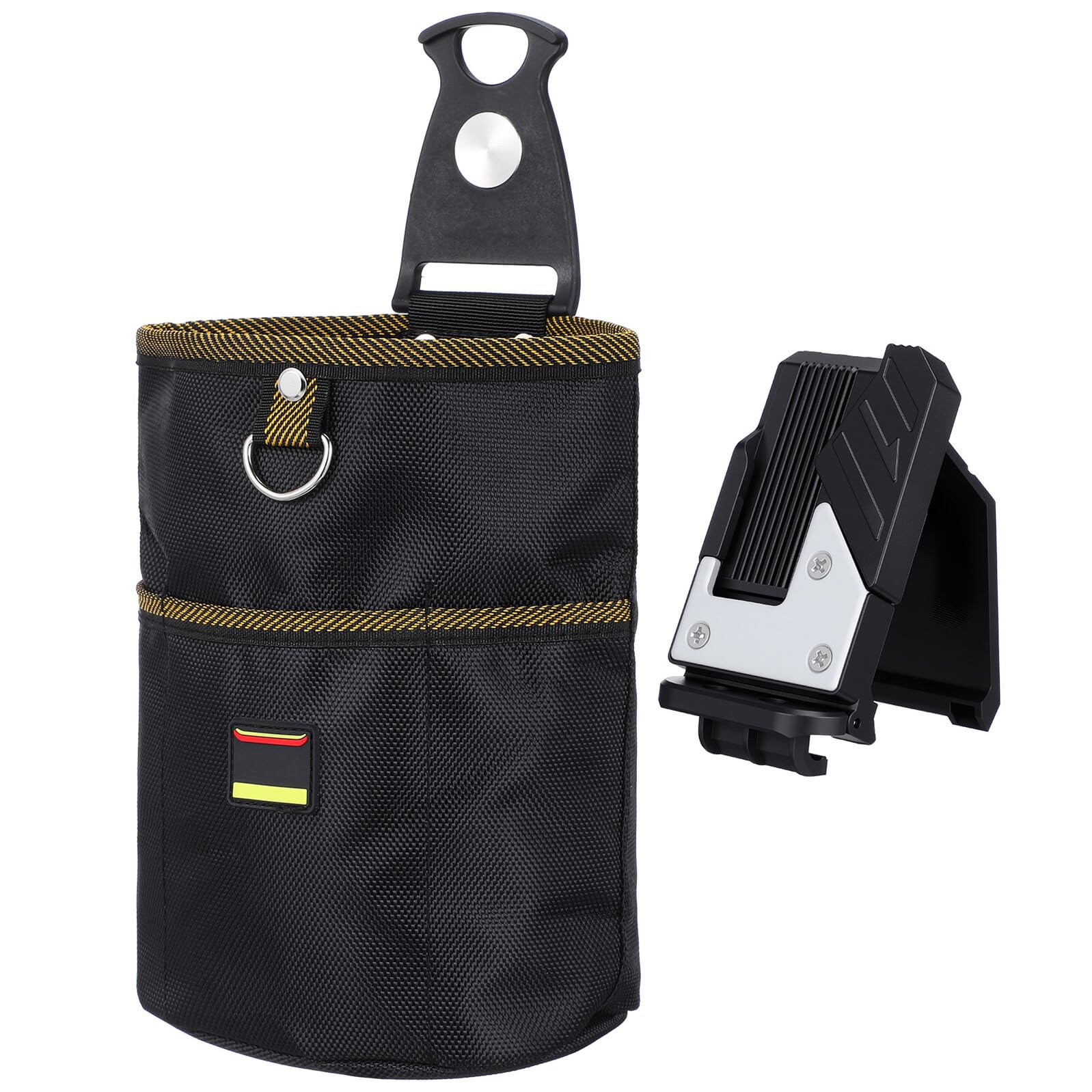 TEHAUX Bolsa de Herramientas para Cinturón de Tela Oxford Resistente al Desgaste, Organizador Multifunción con Múltiples Bolsillos, Compacto y Portátil para Proyectos de Bricolaje