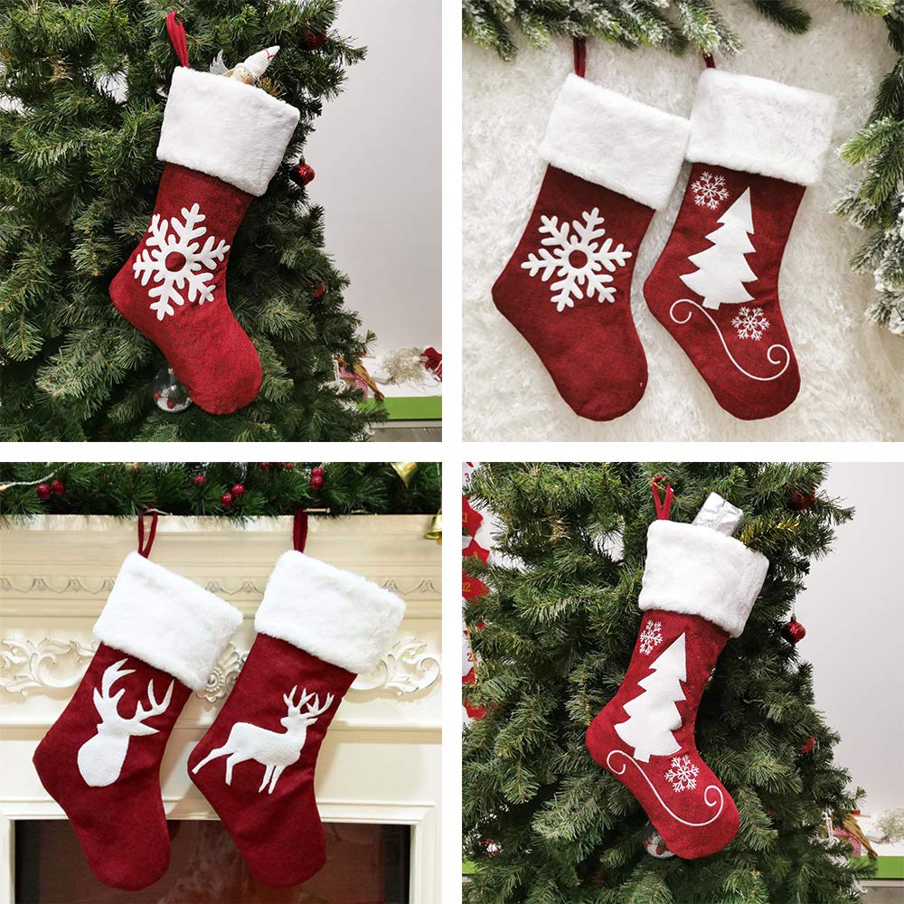 Camino Finto Natalizio Calze Di Natale Set Di Decorazione