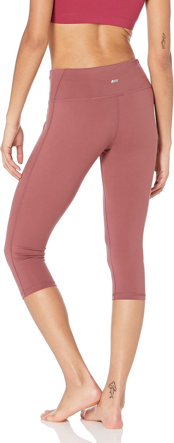 Amazon Essentials Women's Studio Sculpt Mid-Rise Capri Yoga Legging