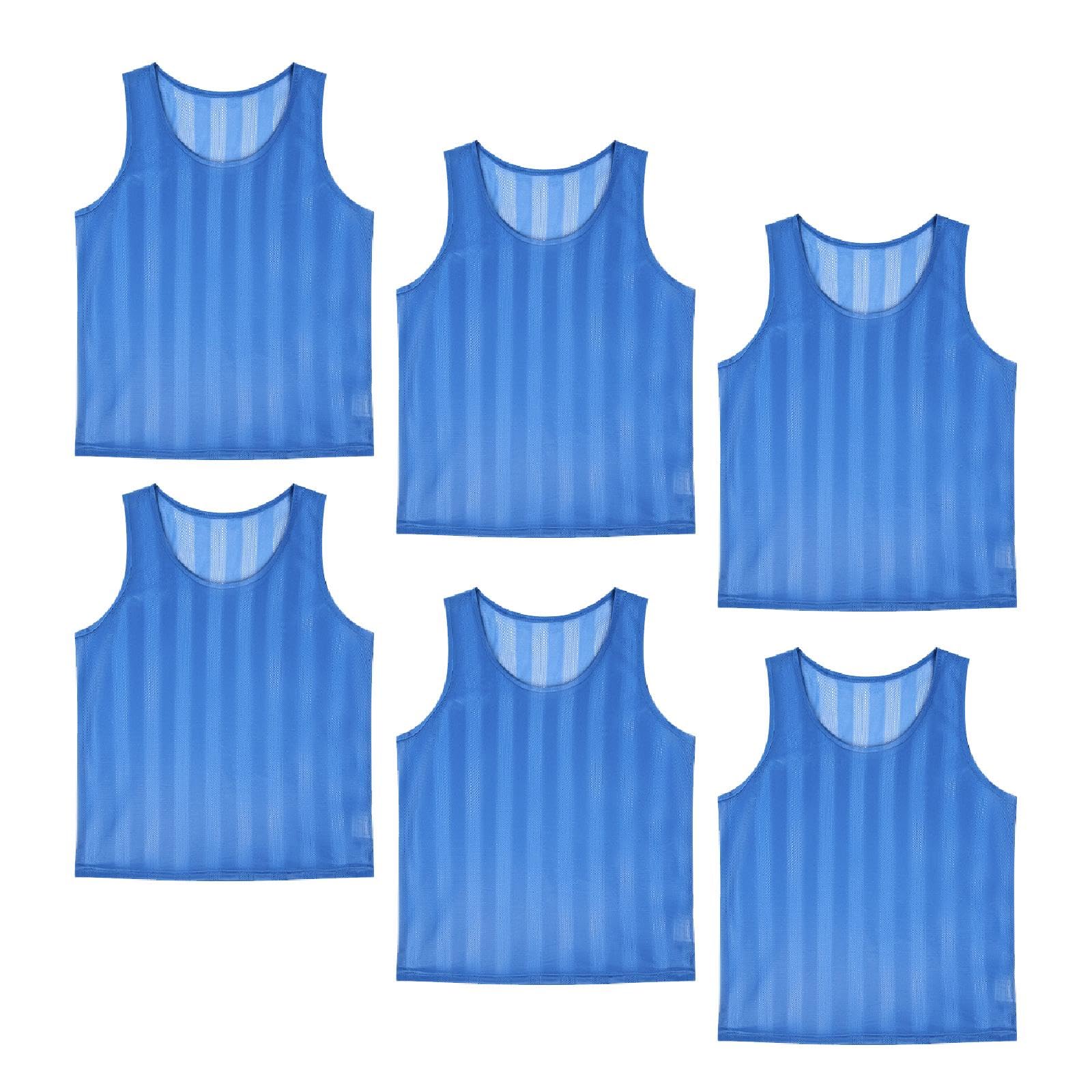 6X Football Training Vests Stylish Portable Clothes Lightweight Soccer Vests Plus Size | Sporting Goods | Team Sports | Soccer | Training Aids