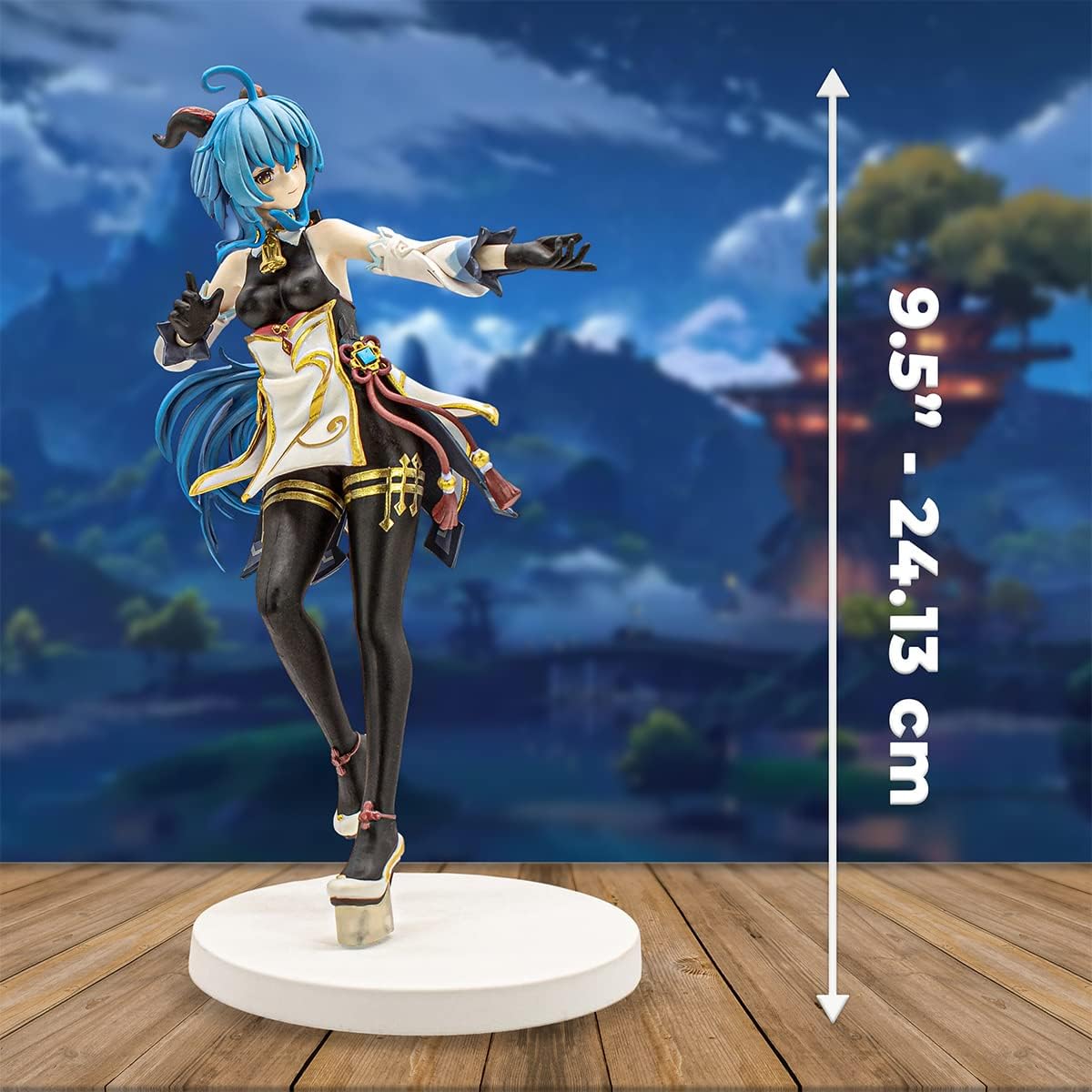 Genshin Impact Ganyu Cocogoat Video Game Anime Collectible Action Figure