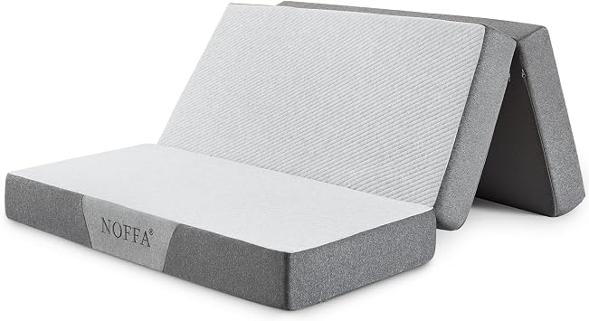 Folding Mattress Small Double,Tri-fold Double Mattress with Two layer Memory Foam,Foldable Floor Mattresses Small Double Size Futon Mattress for Camping,Travel,Bed (120x190x15cm) 4FT