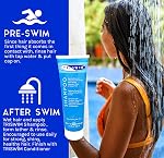 TRISWIM Scented Moisturizing Repairing Hair Shampoo- Chlorine, Bromine, Saltwater Removal for Swimmers and Athletes. Dandruff symptoms and Dry Scalp Relief | hair-shampoos