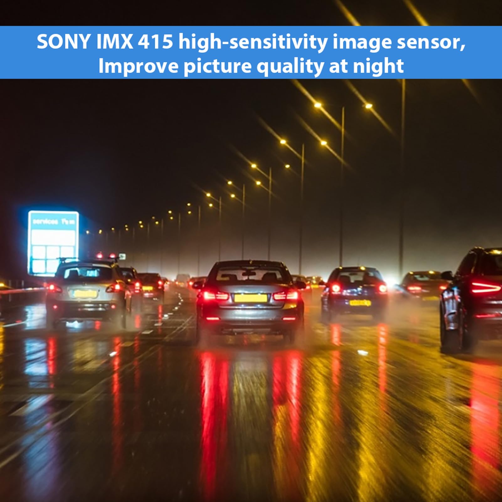 Kamera samochodowa 4K Przedni rejestrator wideo 2K i tylny 1080P z dwoma obiektywami – Super noktowizor z szerokim kątem 170 stopni – Sterowanie za pomocą aplikacji Wi-Fi –
