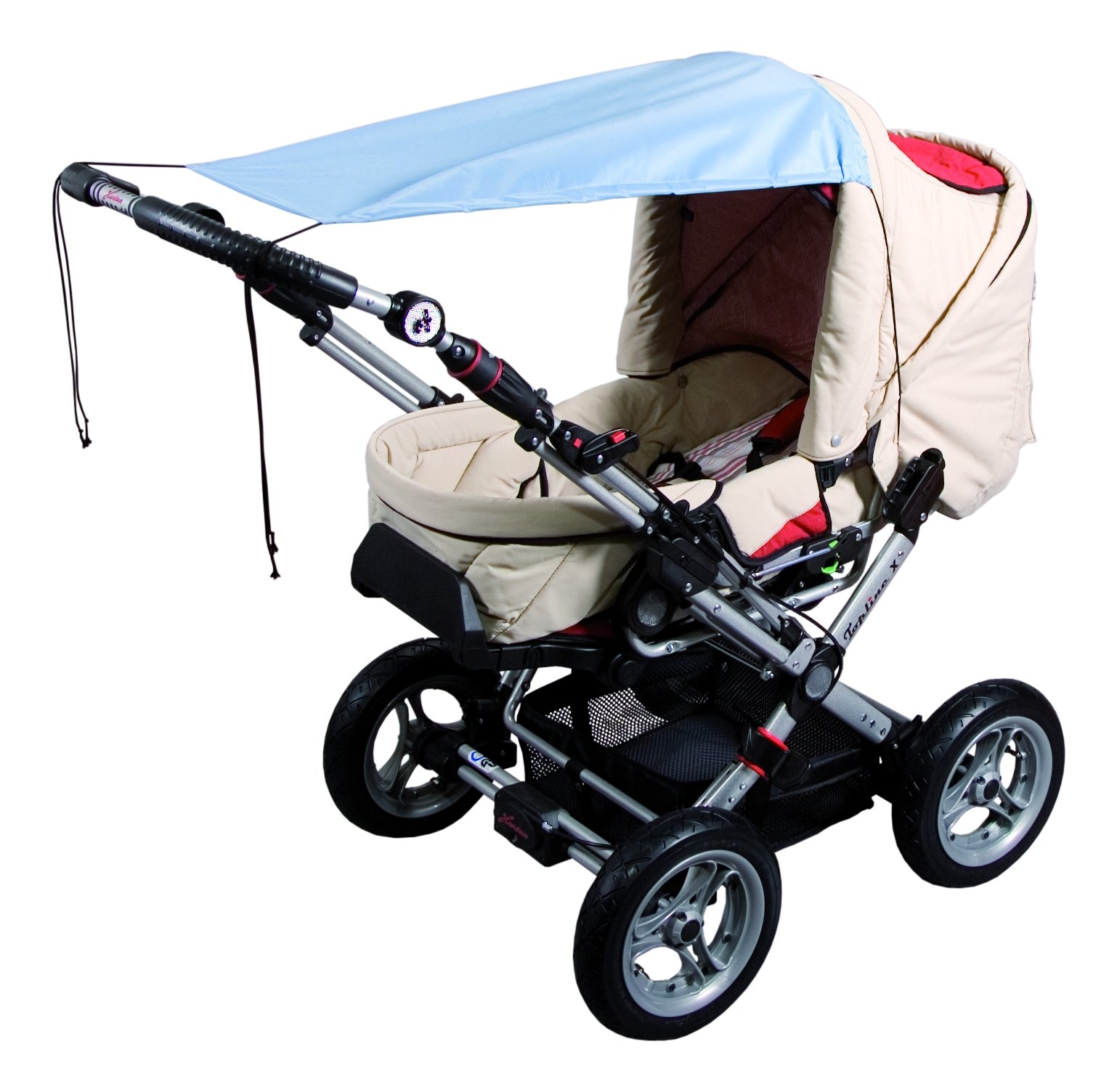 sonnensegel für sportwagen sunnybaby 14272 - Universal Kinderwagen & | höchster UV Schutz UPF 50+ | verstellbar | Markisen-Rollofunktion - Farbe: KRISTALLBLAU Kleur:White TANKE-Fahrrad-Heckgetriebe-Schutz, Lampenfassung für Rennrad, LaPierre