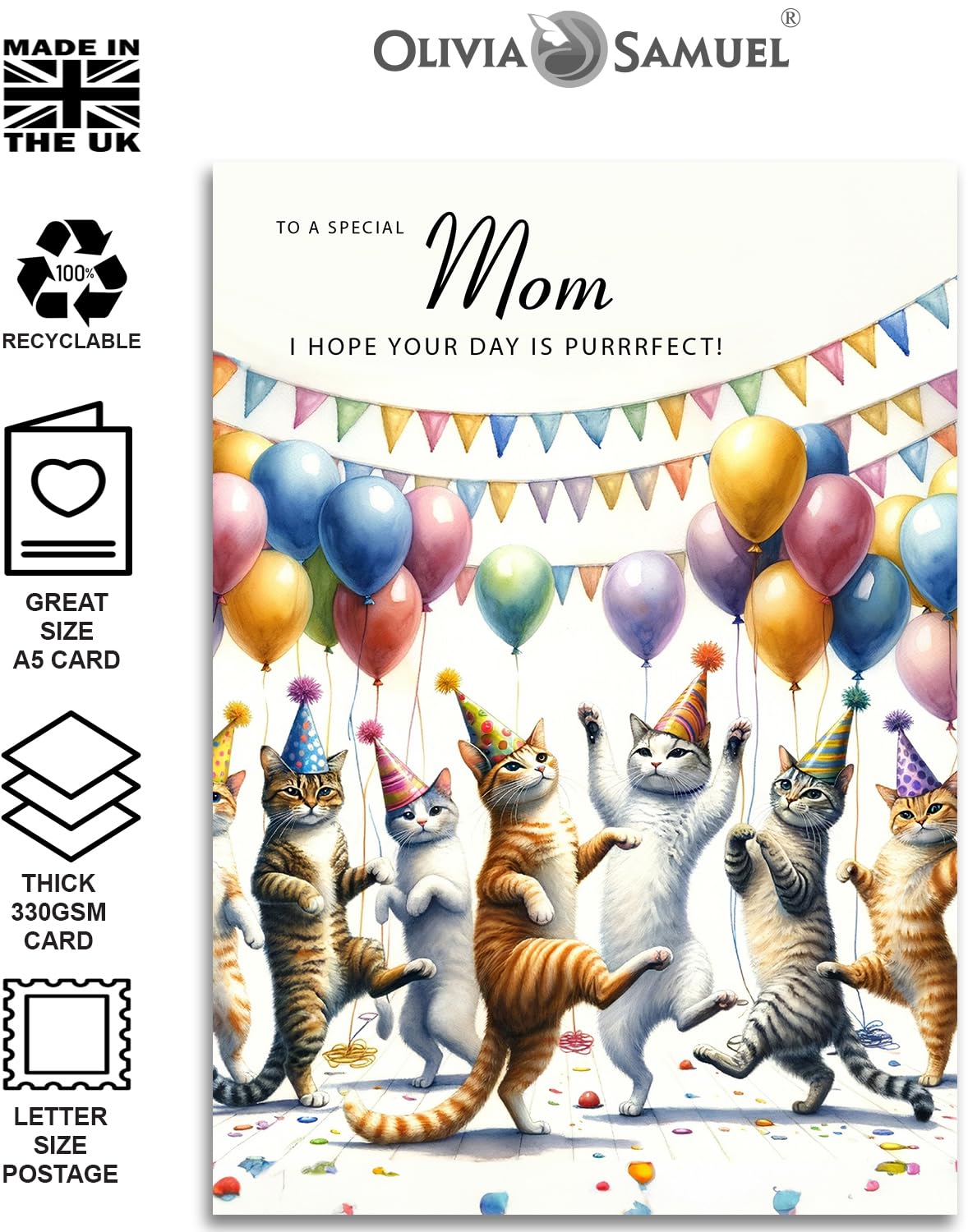 Biglietto Di Auguri Per Il Compleanno Con I Gattini Svegli