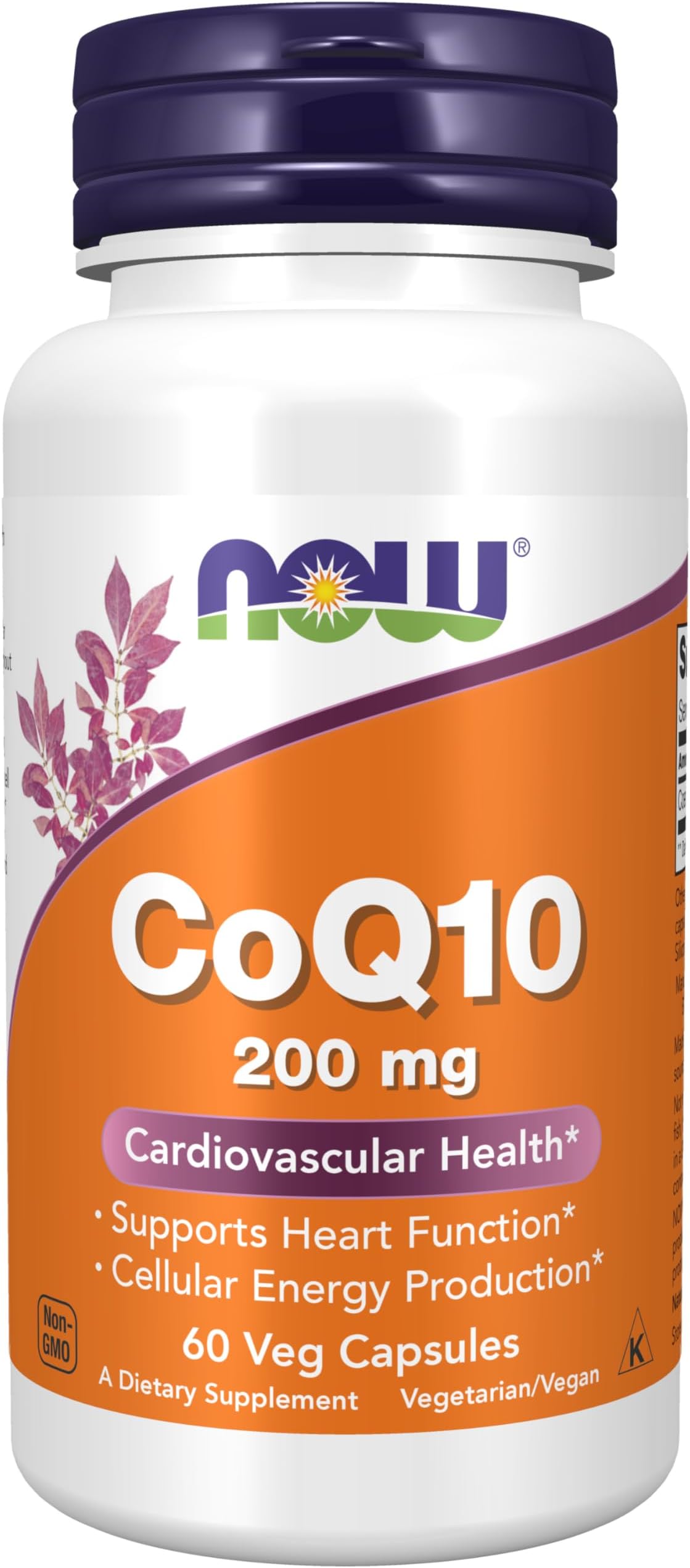 Supplements, CoQ10 (Coenzyme Q10) 200 mg, Cardiovascular Health*, 60 Veg Capsules