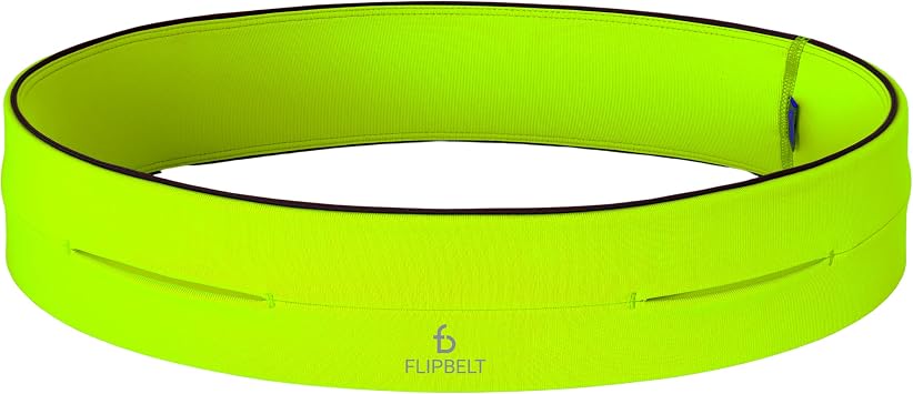 FlipBelt Classic Running Belt, Phone Holder for Running, Money Belt Pouch