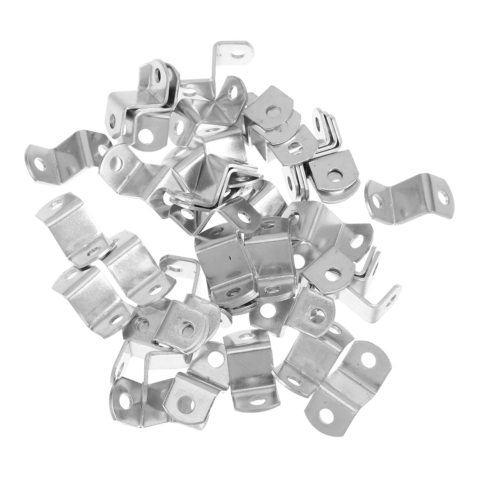Offset Canvas Clips 100Pcs Picture Frame Clips Metal Z Shape Brackets for Canvas Mounting Fasteners Secure Artwork Furniture