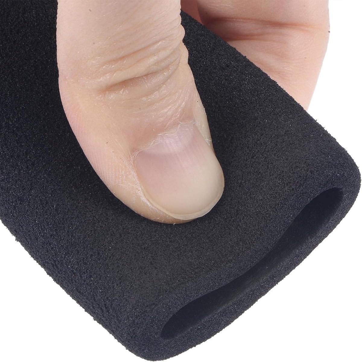 Tubo isolante per tubi in schiuma ad alta densità, impermeabile, ignifugo, lunghezza 1,90 m, (da 2,2 cm a 4-0,6 cm) (ID 7,6 cm x T 2 cm)