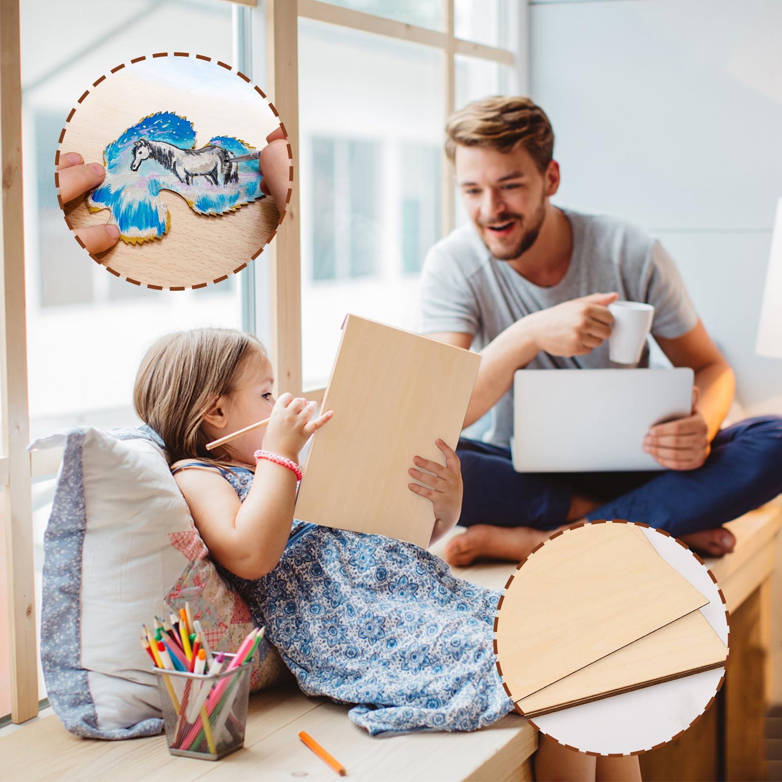 10 Pannelli Legno Tiglio 30x20cm - Per Fai Da Te, Modellismo E Incisione Laser - Foto 3